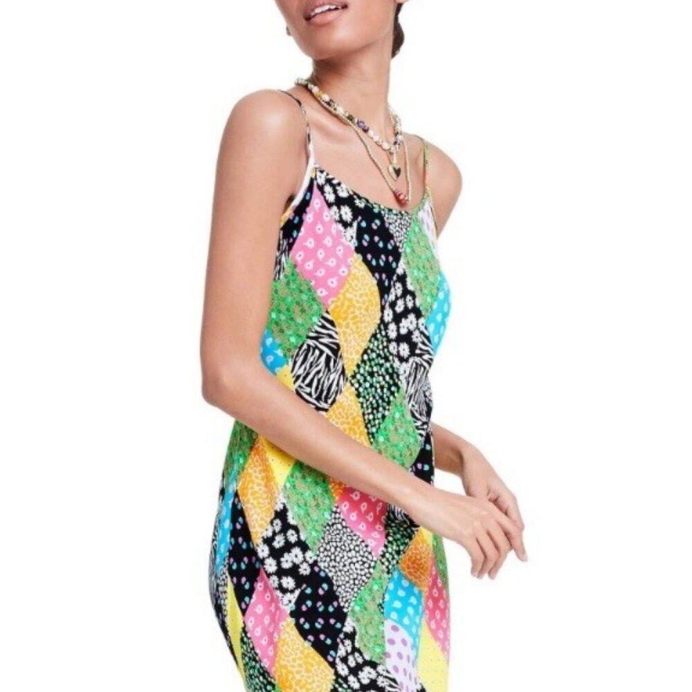 RIXO for Target Patchwork Sleeveless Slip Dress XL - image 3